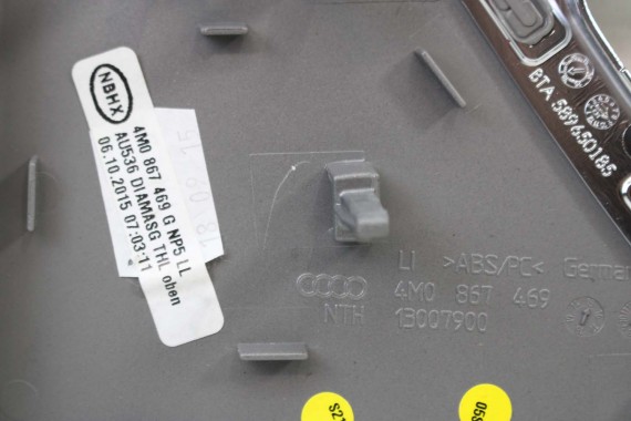 AUDI Q7 LISTWY OZDOBNE LISTWA DEKOR DEKORY WYKOŃCZENIE 4M0867101P 4M0867102P 4M0867469G 4M0867470G  4M0867101P 4M0867102P 4M