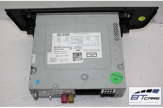 AUDI A6 A7 CZYTNIK + MONITOR + PANEL ZESTAW MMI 4G1919612A 4G1919601 4G0035182C 4G wyświetlacz ekran lcd 4G0 035 182 4G0035182C