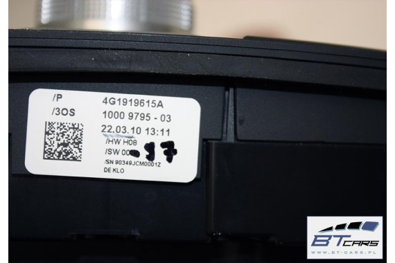 AUDI A6 A7 CZYTNIK + MONITOR + PANEL ZESTAW MMI 4G1919612A 4G1919601 4G0035182C 4G wyświetlacz ekran lcd 4G0 035 182 4G0035182C