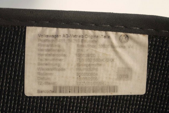 VW TOUAREG DYWANIKI WYCIERACZKI PODŁOGI 7L6862560K QKX antracyt wykładziny 7L6863011J 7L6863011 7L6862560K 7L6862560K 7L6862560