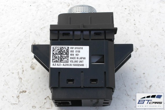 AUDI A4 A5 GAŁKA STEROWANIA MMI 8W1919616 8W1919616 panel 8W PANEL PRZEŁĄCZNIK RADIA PRZYCISK POTENCJOMETR 8W1919616 8W1919616