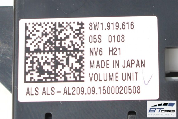 AUDI A4 A5 GAŁKA STEROWANIA MMI 8W1919616 8W1919616 panel 8W PANEL PRZEŁĄCZNIK RADIA PRZYCISK POTENCJOMETR 8W1919616 8W1919616