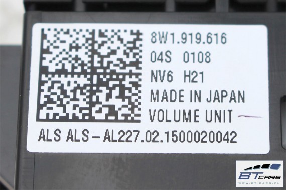 AUDI A4 A5 GAŁKA STEROWANIA MMI 8W1919616 8W1919616 panel 8W PANEL PRZEŁĄCZNIK RADIA PRZYCISK POTENCJOMETR 8W1919616 8W1919616