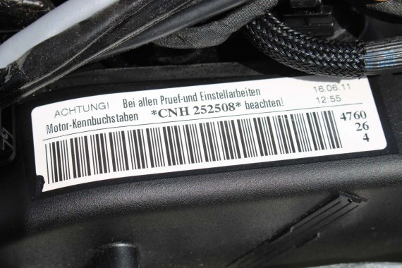 AUDI SILNIK 2.0 TDi CNH CNHA 140KW 190Km przebieg 16 km A4 A5 A6 Q5 DIESEL 8K 8T 4G 8R B8 C7 04L 121 011 CNH CNHA 140 KW 190 Km