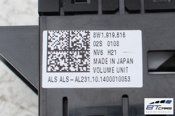 AUDI A4 A5 GAŁKA STEROWANIA MMI 8W1919616 8W1919616 panel 8W PANEL PRZEŁĄCZNIK RADIA PRZYCISK POTENCJOMETR 8W1919616 8W1919616