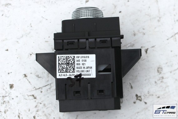 AUDI A4 A5 GAŁKA STEROWANIA MMI 8W1919616 /  8W1 919 616 panel 8W 15- PANEL PRZEŁĄCZNIK RADIA PRZYCISK POTENCJOMETR