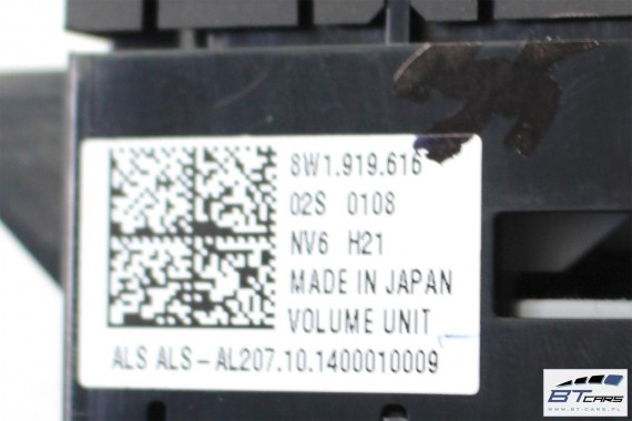 AUDI A4 A5 GAŁKA STEROWANIA MMI 8W1919616 8W1919616 panel 8W PANEL PRZEŁĄCZNIK RADIA PRZYCISK POTENCJOMETR 8W1919616 8W1919616