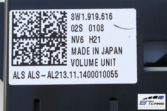 AUDI A4 A5 GAŁKA STEROWANIA MMI 8W1919616 /  8W1 919 616 panel 8W 15- PANEL PRZEŁĄCZNIK RADIA PRZYCISK POTENCJOMETR