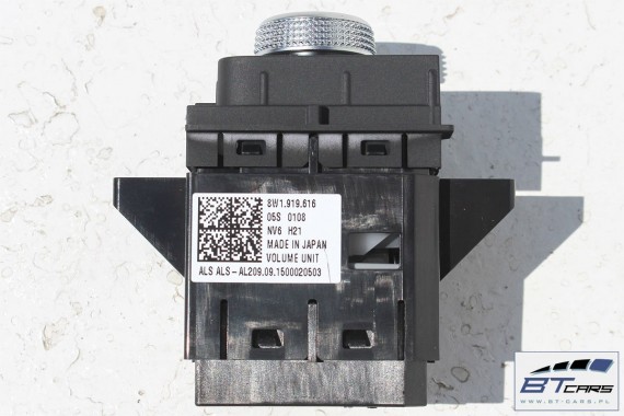 AUDI A4 A5 GAŁKA STEROWANIA MMI 8W1919616 8W1919616 panel 8W PANEL PRZEŁĄCZNIK RADIA PRZYCISK POTENCJOMETR 8W1919616 8W1919616