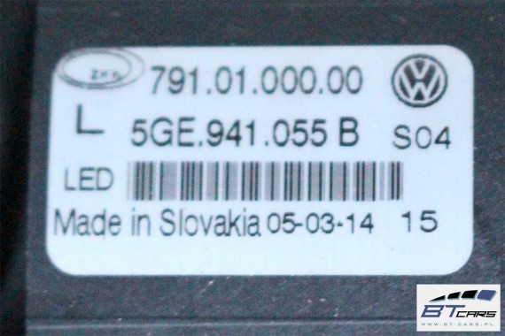 VW E-GOLF 7 PRZÓD maska błotniki zderzak przedni błotnik lampa LC9A Q2Q2 5GE941055B 5GE941056B 5G0823031 5G0821105 5G0821106 VII