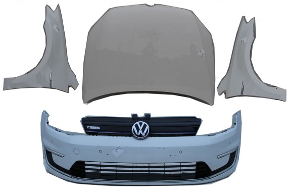 VW E-GOLF 7 PRZÓD maska błotniki zderzak przedni błotnik lampa LC9A Q2Q2 5GE941055B 5GE941056B 5G0823031 5G0821105 5G0821106 VII