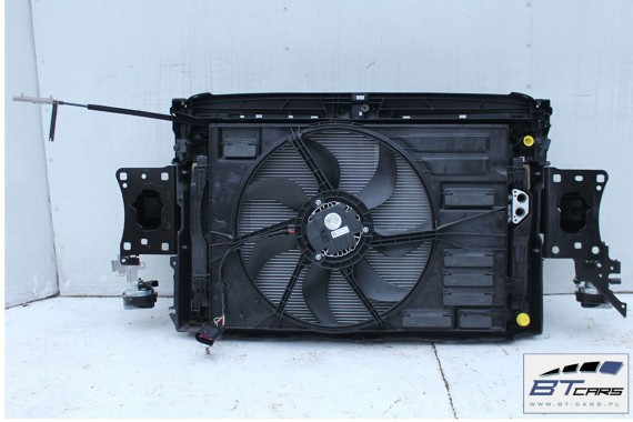 VW E-GOLF 7 PRZÓD PAS PRZEDNI WZMOCNIENIE + BELKA + CHŁODNICE WENTYLATOR 5Q0121203BG 5QE816411 5GE805588B 5GE807109 5GE122321A