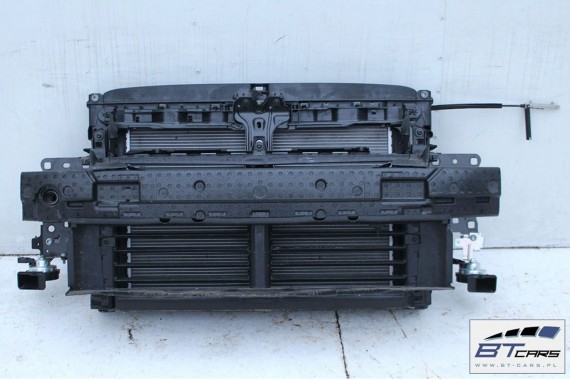 VW E-GOLF 7 PRZÓD PAS PRZEDNI WZMOCNIENIE + BELKA + CHŁODNICE WENTYLATOR 5Q0121203BG 5QE816411 5GE805588B 5GE807109 5GE122321A