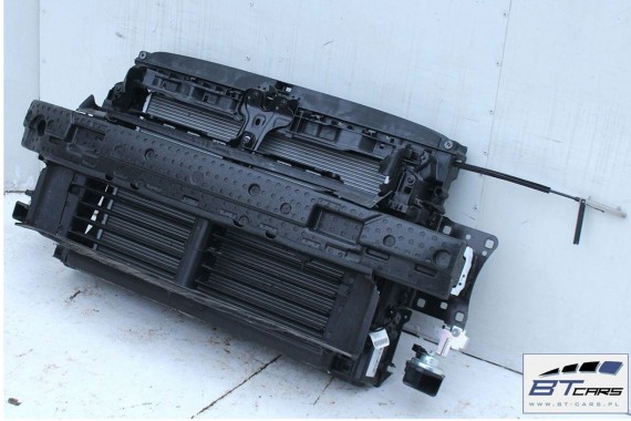 VW E-GOLF 7 PRZÓD PAS PRZEDNI WZMOCNIENIE + BELKA + CHŁODNICE WENTYLATOR 5Q0121203BG 5QE816411 5GE805588B 5GE807109 5GE122321A