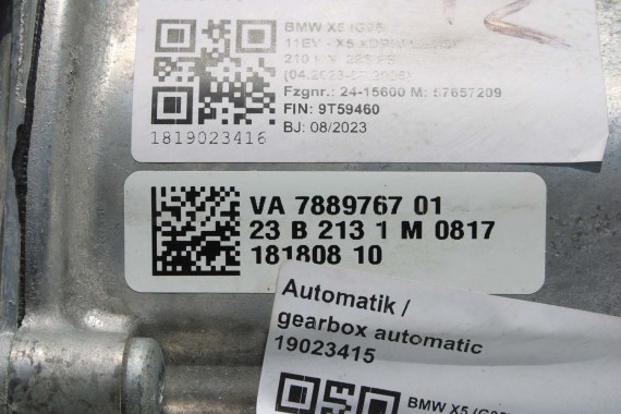 BMW X5 G05 SKRZYNIA BIEGÓW SILNIK 5A9A777 3.0d 210 kW 286 PS GA8HP80XMH GA8HP80XMH 8HP80XMH 8HP80XMH 24005A9A777 5A9A777 5A7AB24