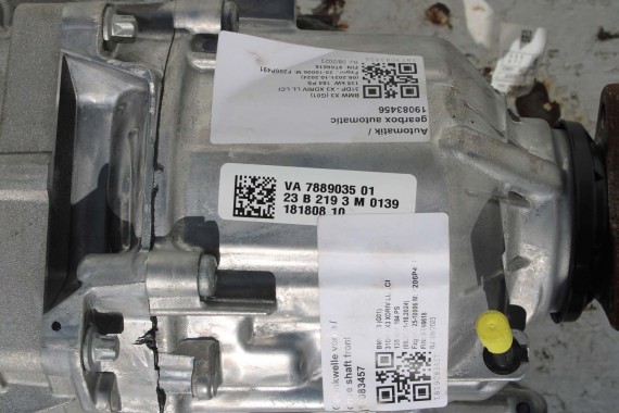 BMW X3 G01 SKRZYNIA BIEGÓW SILNIK 5A27F37 2.0 20i 135 kW 184PS benzyna GA8HP51X 5A13153 5A5C1A3 5A131E7 5A131E6 2.0b 24005A27F37