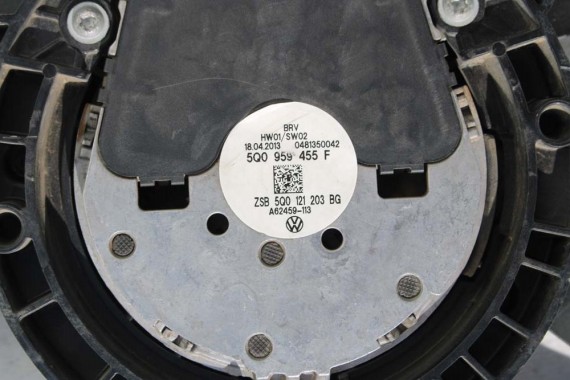 VW E-GOLF 7 PRZÓD PAS PRZEDNI WZMOCNIENIE + BELKA + CHŁODNICE WENTYLATOR 5Q0121203BG 5QE816411 5GE805588B 5GE807109 5GE122321A