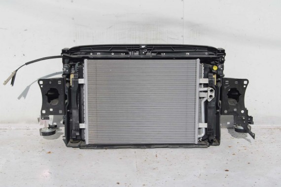 VW E-GOLF 7 PRZÓD PAS PRZEDNI WZMOCNIENIE + BELKA + CHŁODNICE WENTYLATOR 5Q0121203BG 5QE816411 5GE805588B 5GE807109 5GE122321A