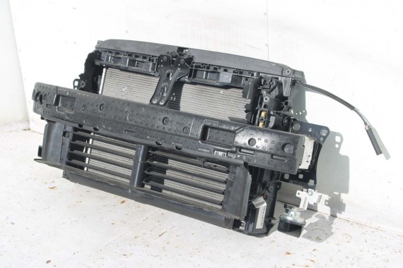 VW E-GOLF 7 PRZÓD PAS PRZEDNI WZMOCNIENIE + BELKA + CHŁODNICE WENTYLATOR 5Q0121203BG 5QE816411 5GE805588B 5GE807109 5GE122321A