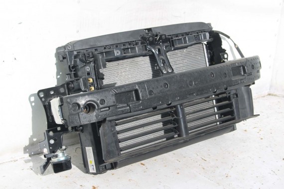 VW E-GOLF 7 PRZÓD PAS PRZEDNI WZMOCNIENIE + BELKA + CHŁODNICE WENTYLATOR 5Q0121203BG 5QE816411 5GE805588B 5GE807109 5GE122321A