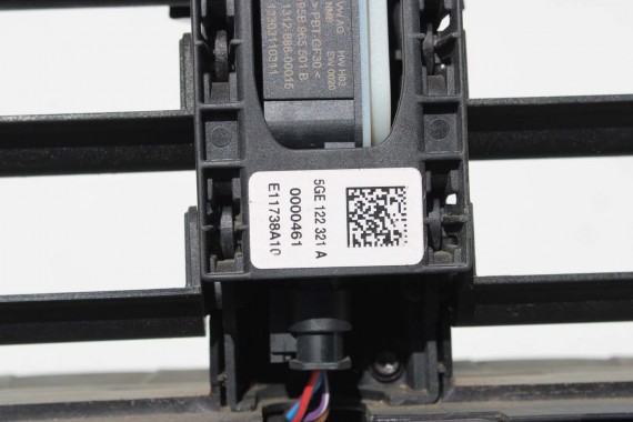 VW E-GOLF 7 PRZÓD PAS PRZEDNI WZMOCNIENIE + BELKA + CHŁODNICE WENTYLATOR 5Q0121203BG 5QE816411 5GE805588B 5GE807109 5GE122321A