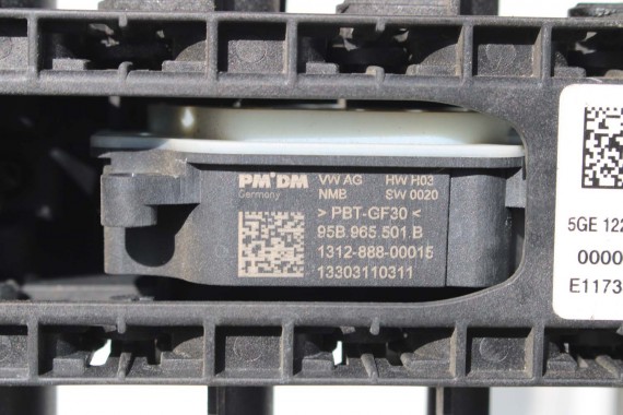VW E-GOLF 7 PRZÓD PAS PRZEDNI WZMOCNIENIE + BELKA + CHŁODNICE WENTYLATOR 5Q0121203BG 5QE816411 5GE805588B 5GE807109 5GE122321A