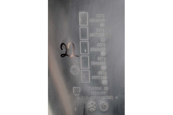 BMW FILTR POWIETRZA 8620473 7643301 8620945 8577141 obudowa 2.0 b B58_B30C 8620473 7643301 8577140 13718620473 8620473 8620473
