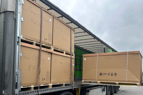 KARTONY TRANSPORTOWE DO PAKOWANIA 2260mm*1495mm*1275mm  2260mm*1495mm*850mm  2260mm*1495mm*637mm paletowe pudło obwoluta paleta