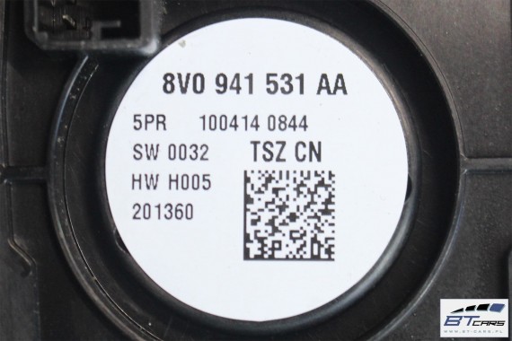 AUDI A3 TT Q2 PRZEŁĄCZNIK WŁĄCZNIK ŚWIATEŁ 8V0941531AA 8V0 941 531 AA WŁĄCZNIK halogeny 8V0941531G