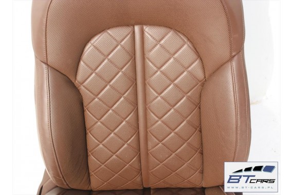 AUDI A8 FOTELE KOMPLET FOTELI siedzeń siedzenia tapicerka 4H D4 4H0 2010-2017