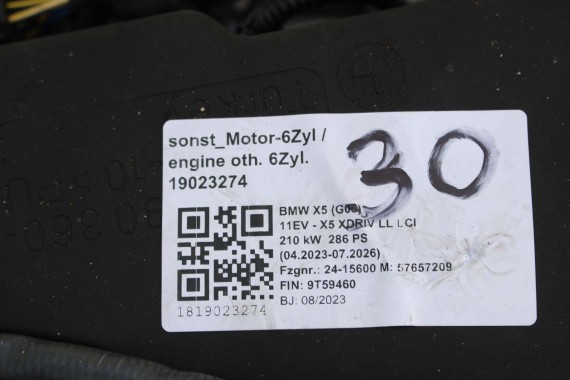 BMW 7 8 X5 X6 X7 SILNIK 3.0 B57 D30B G12 G05 G06 G07 diesel B57 B30 30d HYBRID hybryda B57D30B B57D30B B57 D30B B57D30B B57D30B