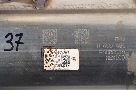BMW X3 G01 KATALIZATOR 8661424 8689401 SILNIK SILNIK B46 B20B benzyna B48 B20 B B20B B48B20B G01 G02 8689401 18328689401 8689401