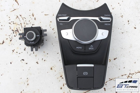 AUDI TT ZESTAW MMI 3G+ CZYTNIK 8S0035072 + PANEL 8S0919614B 8S TOUCHPAD gałka z touchpadem sterowanie 8S0035072 8S0919614B 8S