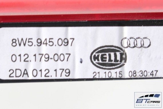 AUDI A4 SEDAN LAMPA ŚWIATŁO STOP 8W5945097 8W B9 2015- tył tylna stopu 8W5 945 097 8W5945097 8W5945097 8W5945097 8W5945097