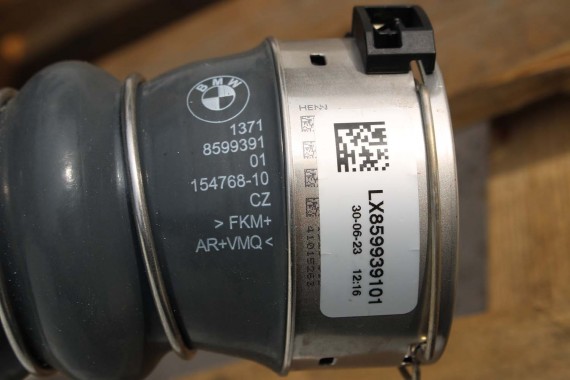 BMW X5 X6 X7 RURA PRZEWÓD 8599391 3.0 B57 D30B G05 G07 B30 B57D30B 13718599391 INTERKULERA intercoolera 8599391 13718599391 wąż