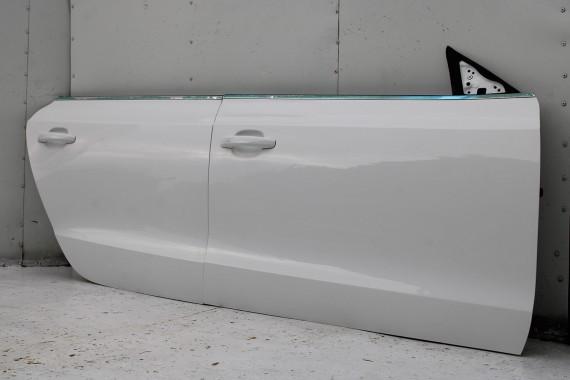 AUDI A5 SPORTBACK DRZWI PRAWE PRZÓD + TYŁ STRONA PRAWA przednie + tylne 2 sztuki 8T 8T8 2Y2Y LS9R 2Y Biały 8T8831052 8T8833052
