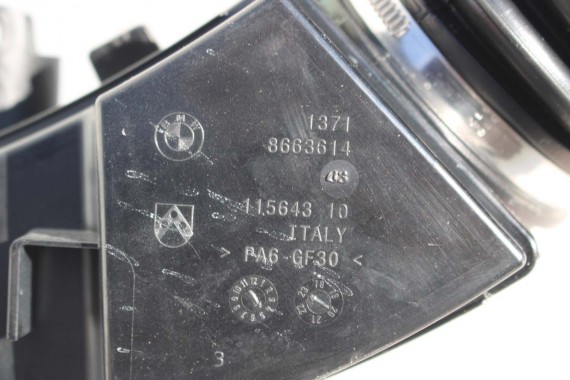 BMW RURKA PRZEWÓD POWIETRZA 8663614 13718663614 8612085 WLOT FILTRA POWIETRZA 8663614 13718663614 8663614 13718663614  8663614