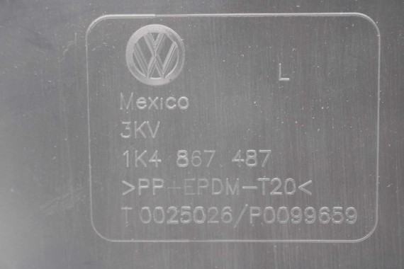 VW JETTA BOCZKI DRZWIOWE BOCZEK TAPICERKA 1K5 welur kolor antracyt 1K4867011 1K4867012 1K5867211 1K5867212 1K5867211 1K5867212
