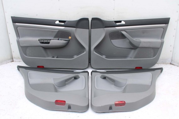 VW JETTA BOCZKI DRZWIOWE BOCZEK TAPICERKA 1K5 welur szary 1K4867011 1K4867012 1K5867211 1K5867212 1K5867211 1K5867212 1K4867012