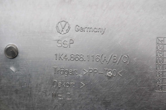 VW JETTA BOCZKI DRZWIOWE BOCZEK TAPICERKA 1K5 welur szary 1K4867011 1K4867012 1K5867211 1K5867212 1K5867211 1K5867212 1K4867012
