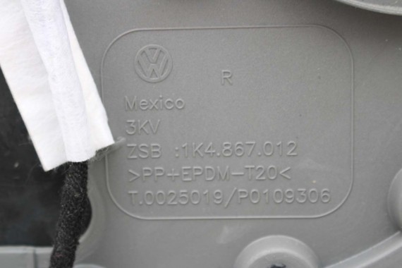 VW JETTA BOCZKI DRZWIOWE BOCZEK TAPICERKA 1K5 skóra szary 1K4867011 1K4867012 1K5867211 1K5867212 1K5867211 1K5867212 1K4867012