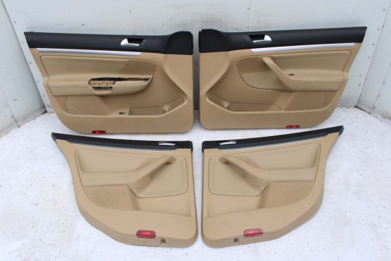 VW JETTA BOCZKI DRZWIOWE BOCZEK TAPICERKA 1K5 skóra beż 1K4867011 1K4867012 1K5867211 1K5867212 1K5867211 1K5867212 1K4867012