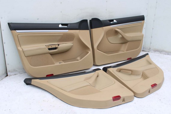 VW JETTA BOCZKI DRZWIOWE BOCZEK TAPICERKA 1K5 skóra beż 1K4867011 1K4867012 1K5867211 1K5867212 1K5867211 1K5867212 1K4867012