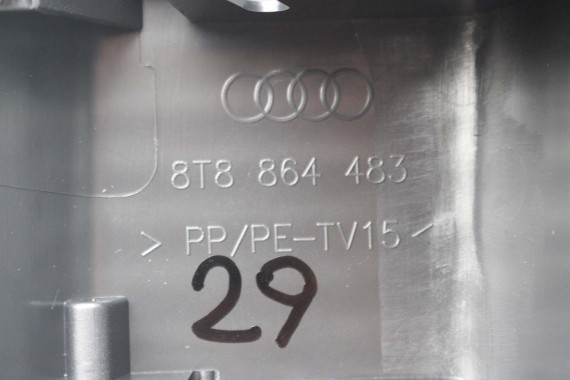 AUDI A5 SPORTBACK BOCZEK DYWAN TAPICERKA BAGAZNIKA 8T8864483 8T8861529 8T0863463 8T8863879M 8T8863880M boczki bagażnik tapicerka