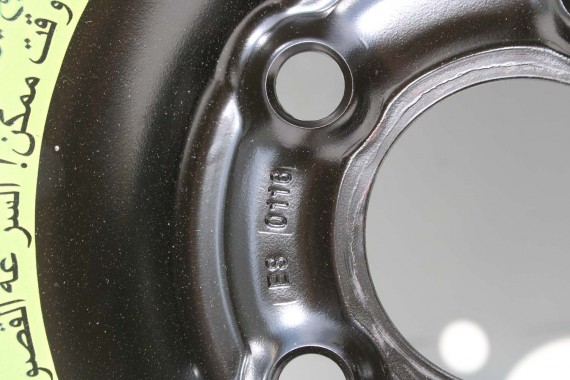 AUDI A4 A5 KOŁO DOJAZDOWE 8K0601027F DOJAZDÓWKA ZAPAS 8K0601027D 4B*19H2 ET29 5x112 CONTINENTAL CST17 125/70/19 100M 8K B8 8T 8F