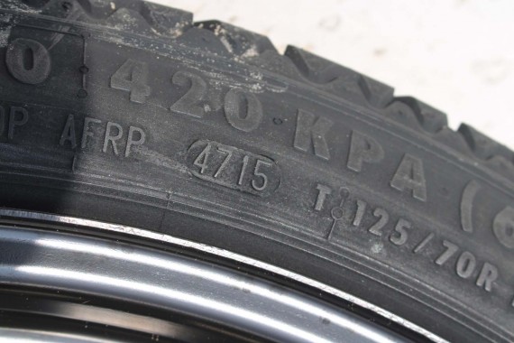 AUDI A4 A5 KOŁO DOJAZDOWE 8K0601027F DOJAZDÓWKA ZAPAS 8K0601027D 4B*19H2 ET29 5x112 CONTINENTAL CST17 125/70/19 100M 8K B8 8T 8F