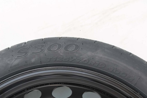AUDI A4 A5 KOŁO DOJAZDOWE 8K0601027F DOJAZDÓWKA ZAPAS 8K0601027D 4B*19H2 ET29 5x112 HANKOOK S300 125/70/19 100M 8K B8 8T 8F