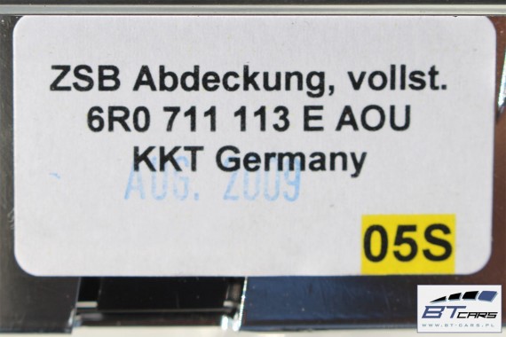 VW POLO GAŁKA ZMIANY BIEGÓW + MIESZEK 6R0711113E 6R0711113M AOU czarny 6R0 711 113 E 6R0711113E 6R0711113M 6R0711113E skóra