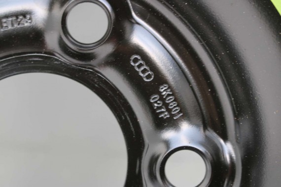 AUDI A4 A5 KOŁO DOJAZDOWE 8K0601027F DOJAZDÓWKA ZAPAS 8K0601027D 4B*19H2 ET29 5x112 HANKOOK S300 125/70/19 100M 8K B8 8T 8F