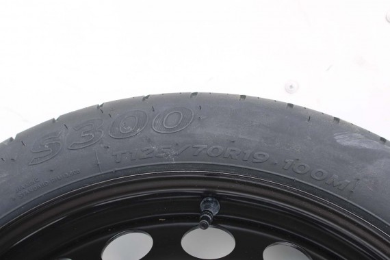 AUDI A4 A5 KOŁO DOJAZDOWE 8K0601027F DOJAZDÓWKA ZAPAS 8K0601027D 4B*19H2 ET29 5x112 HANKOOK S300 125/70/19 100M 8K B8 8T 8F